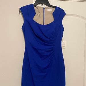 Blue Calvin Klein dress with tag